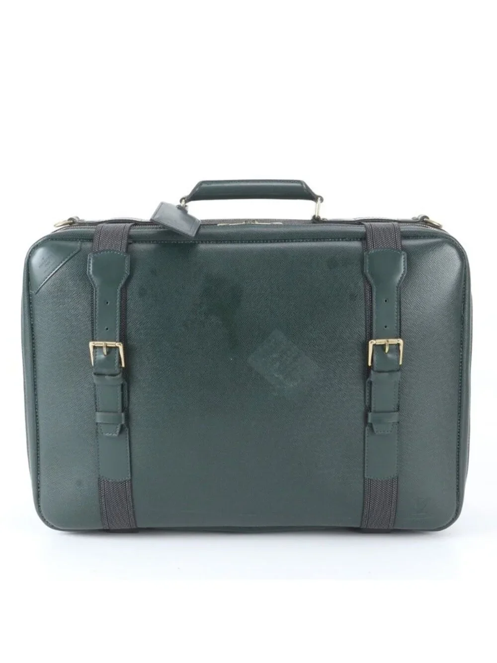 Louis Vuitton Taiga Satellite 53 Epi Sea Leather Boston Bag Carry